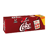 Cherry Coke Cola 12 Oz Fridge Pack Left Picture